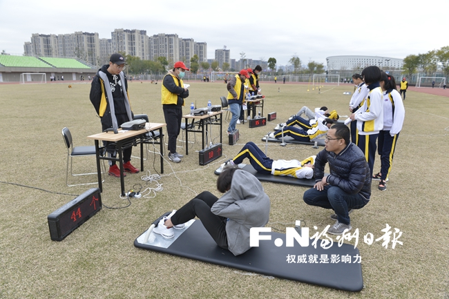 福州中考体育实境模拟测试举行