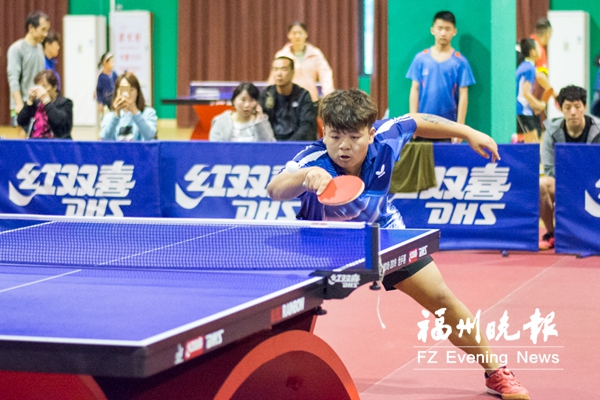 福建省全民健身运动会乒乓球比赛福州站举行