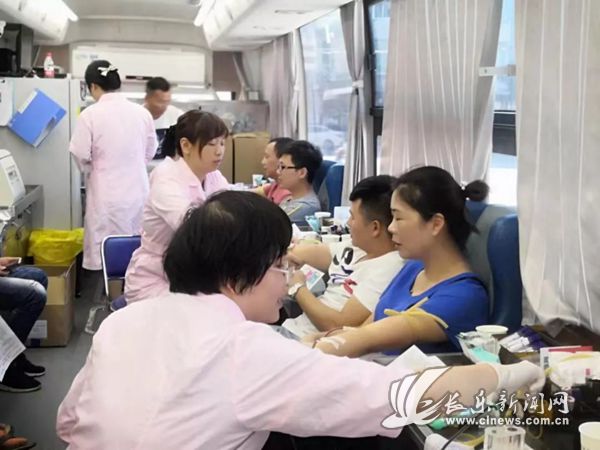 文岭镇开展2019年义务献血活动