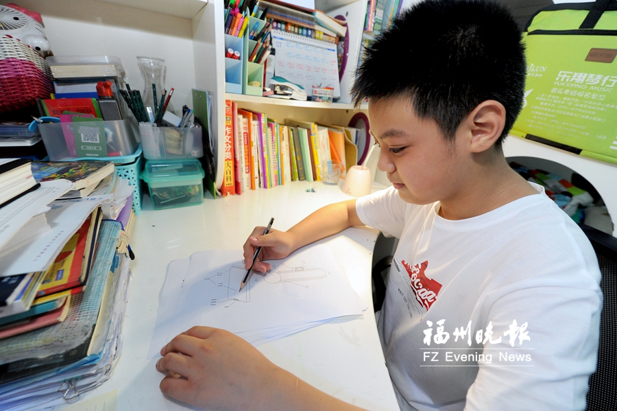 福州11岁小学生申请5项国家专利 善于观察爱动脑筋