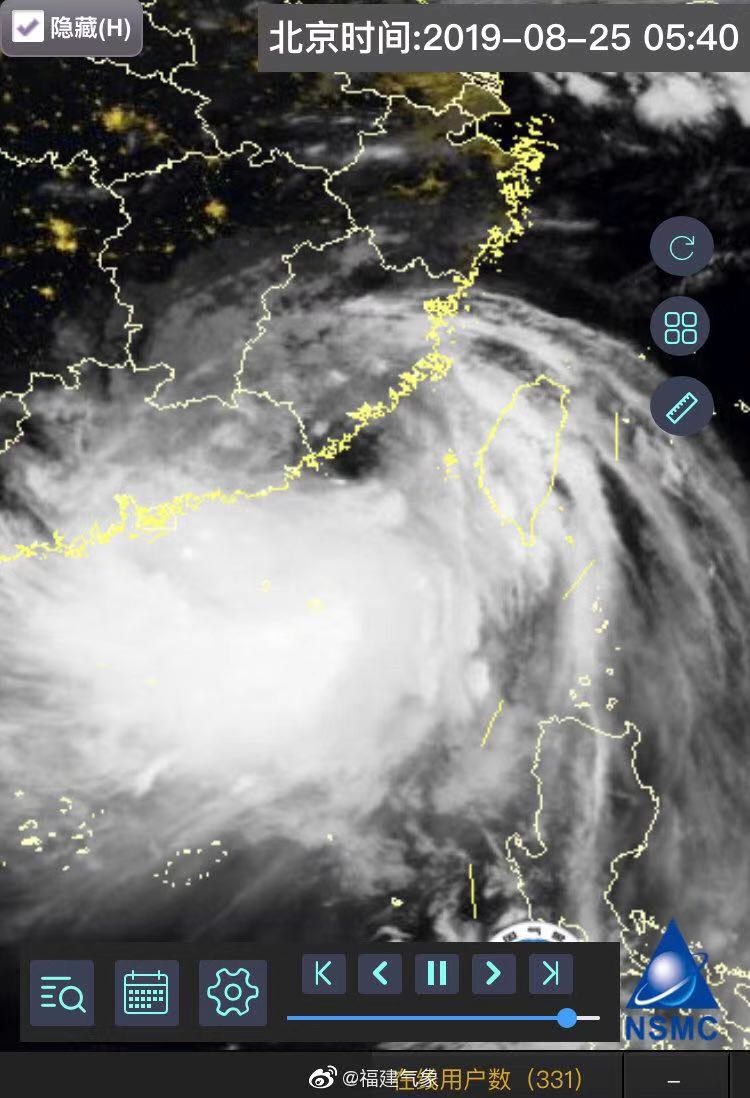 福建省气象台继续发布台风橙色预警信号