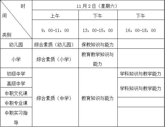 速看！今年下半年中小学教师资格考试（笔试）要求来了