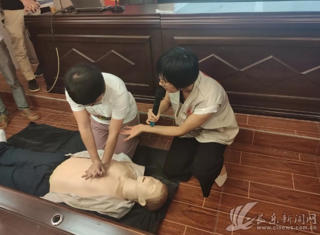 福州市长乐区红十字应急救护知识培训走进长乐烟草公司