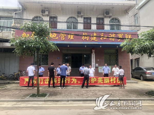 罗联司法所开展“严厉打击两违行为，保护美丽村庄”主题法治宣传活动