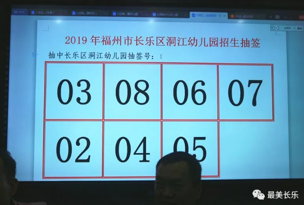 长乐5所城区公办幼儿园招生抽签结果出炉！