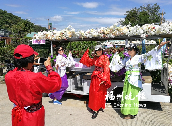 “建新花市赶集周”仅剩两天了 每天送出百盆鲜花