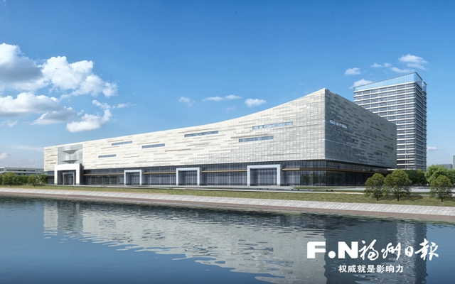 福州数字中国会展中心明年4月建成 造型犹如巨轮