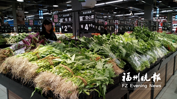 “中国蔬菜之乡”受灾　福州市菜价近期涨约一成