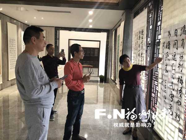 闽江公园南园举办书画展　展览持续27日免费开放