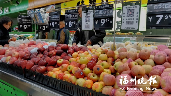 福州部分时令水果价格上涨　有的同比上涨两三成