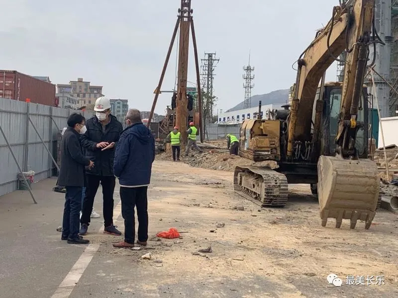 长乐大东海人行天桥工程动工