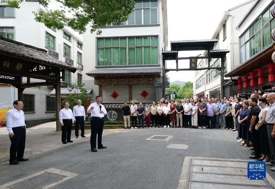 习近平在浙江考察时强调 始终干在实处走在前列勇立潮头 奋力谱写中国式现代化浙江新篇章 返京途中在山东枣庄考察