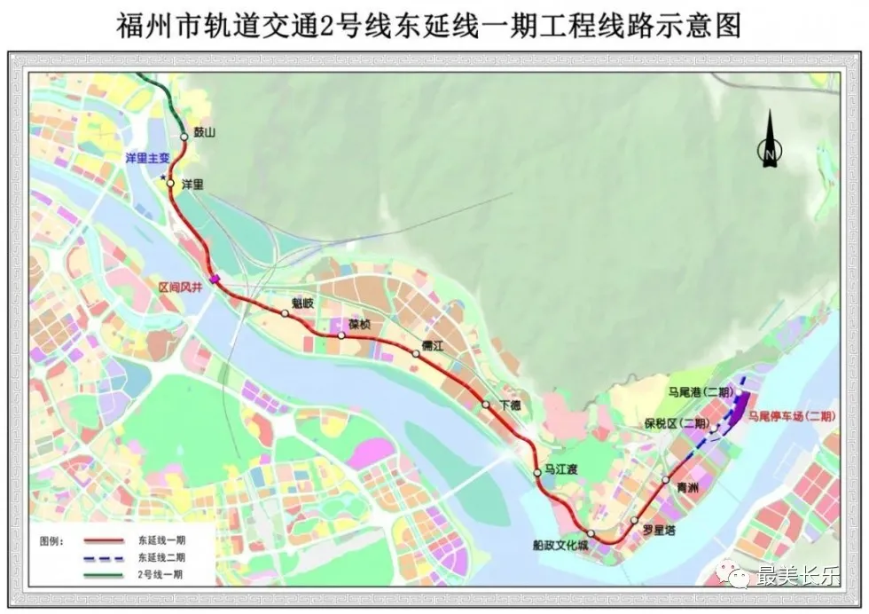 重磅！福州地铁2号线东延线拟分两期建设 6号线全线车站封顶