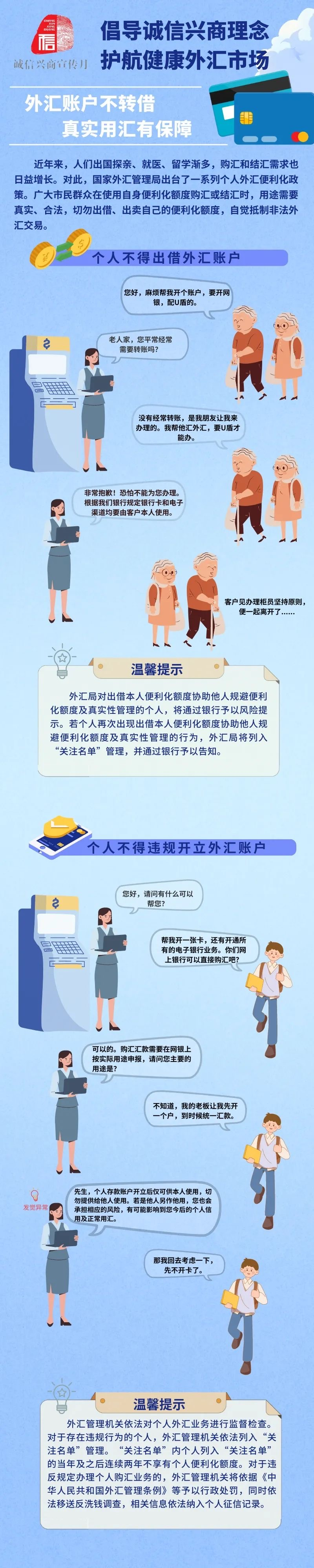 外汇账户不转借，真实用汇有保障