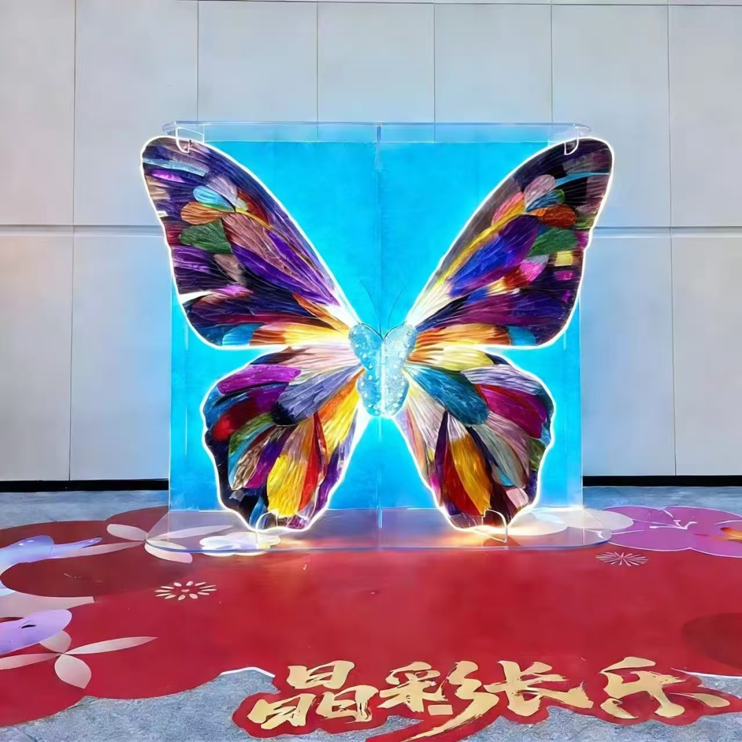 快来看巨型蝴蝶!福建非遗技艺点亮福州长乐国际机场 快来看巨型蝴蝶!福建非遗技艺点亮福州长乐国际机场