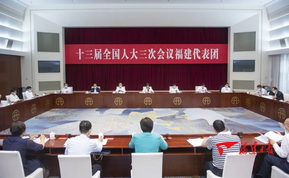 福建代表团分组审议民法典草案