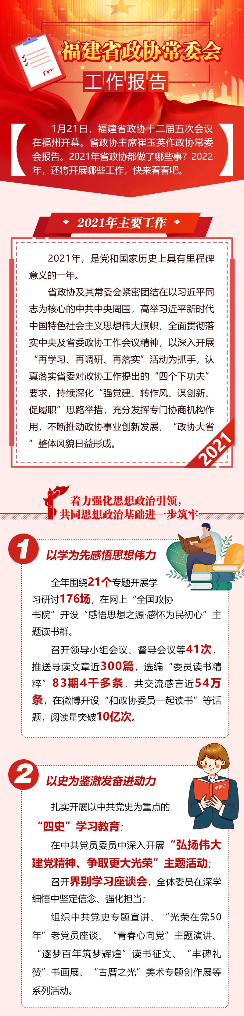 《聚焦两会！图解福建省政协常委会工作报告来了！》