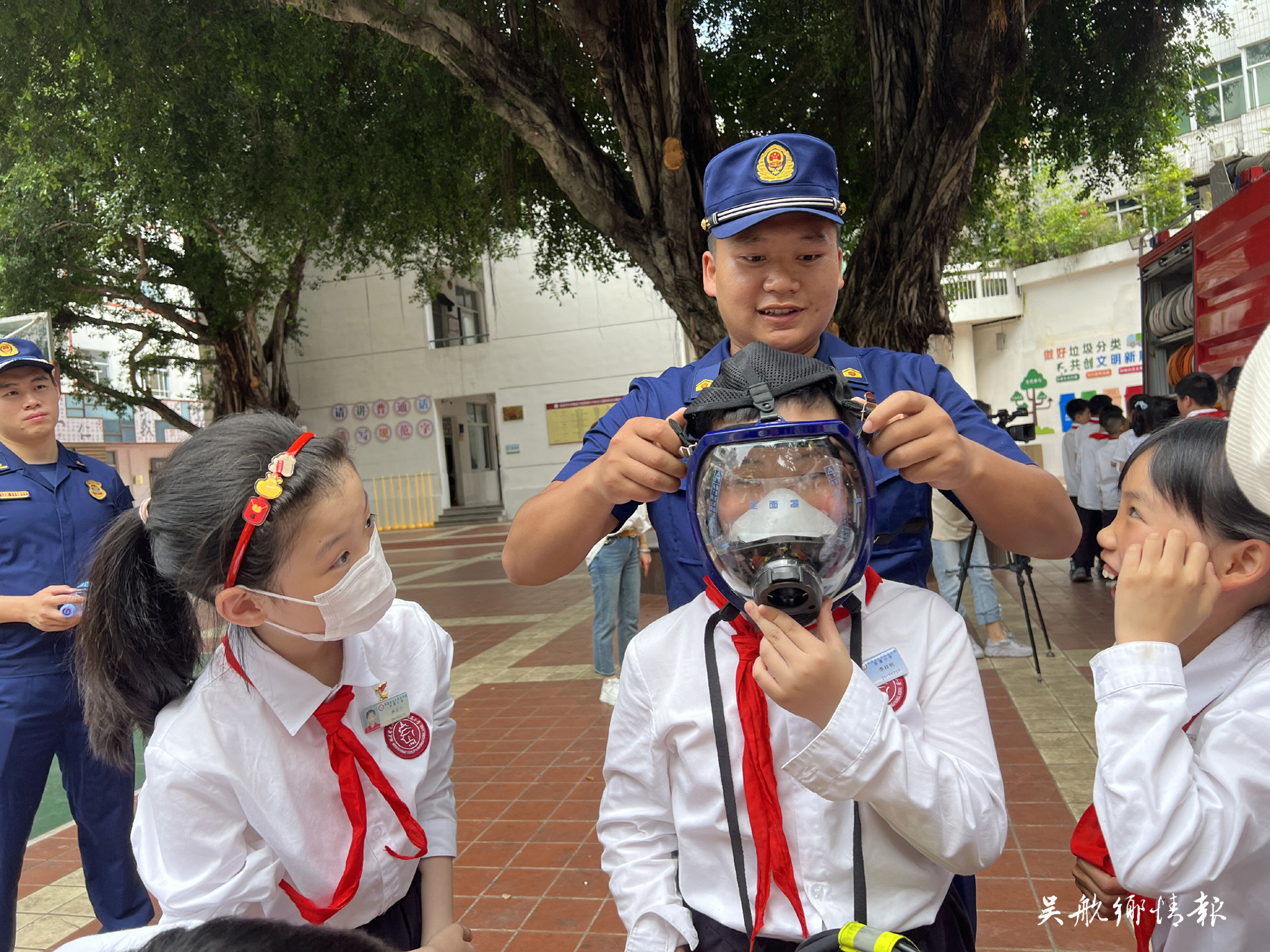 长乐师范附属小学开展“消防课堂进校园，安全知识润童心”消防安全教育主题活动