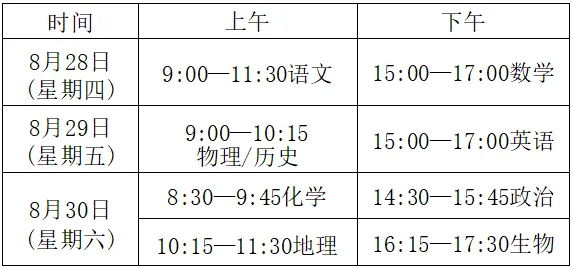 初三一检、二检，高三质检，时间确定！