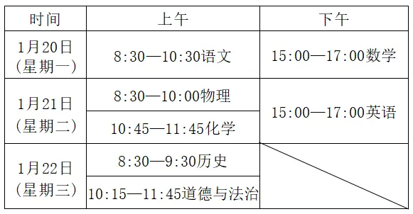 初三一检、二检，高三质检，时间确定！