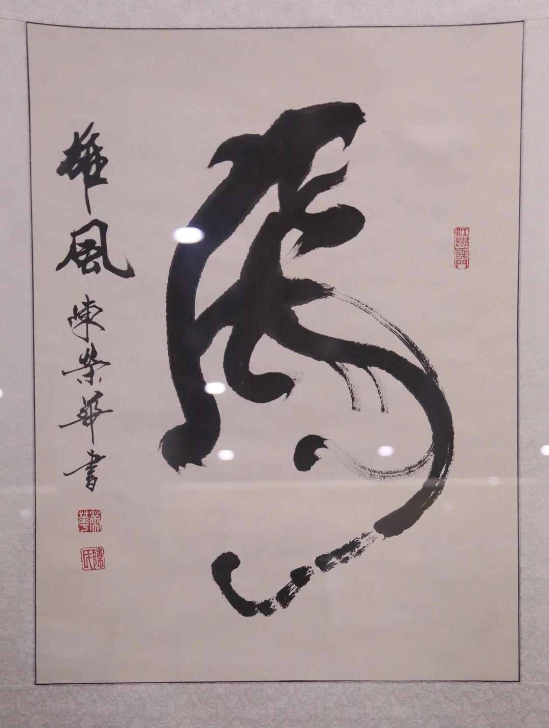 陈荣华书法作品展揭幕仪式在区博物馆举行