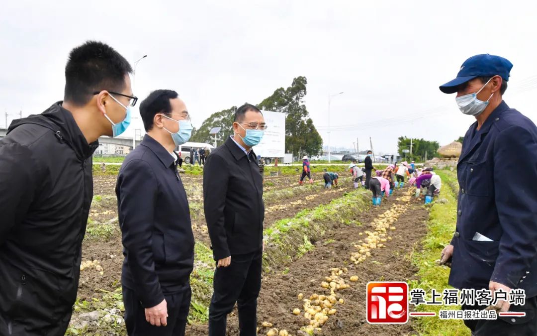 林宝金吴贤德走进田间与他们交流……