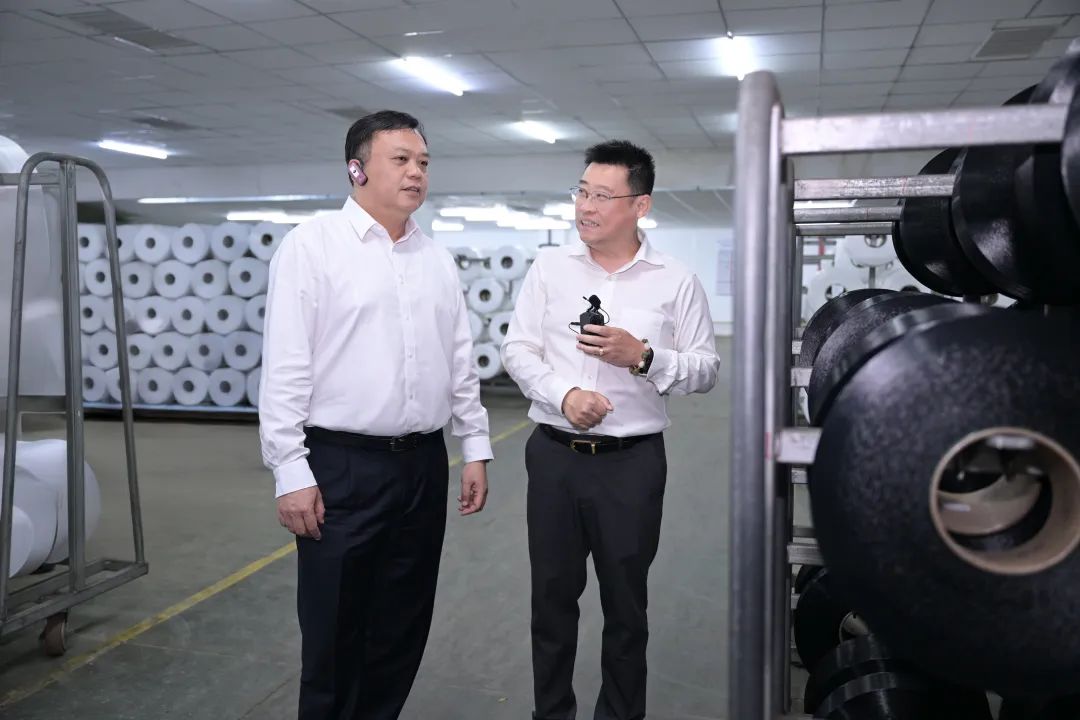 区领导调研外贸企业