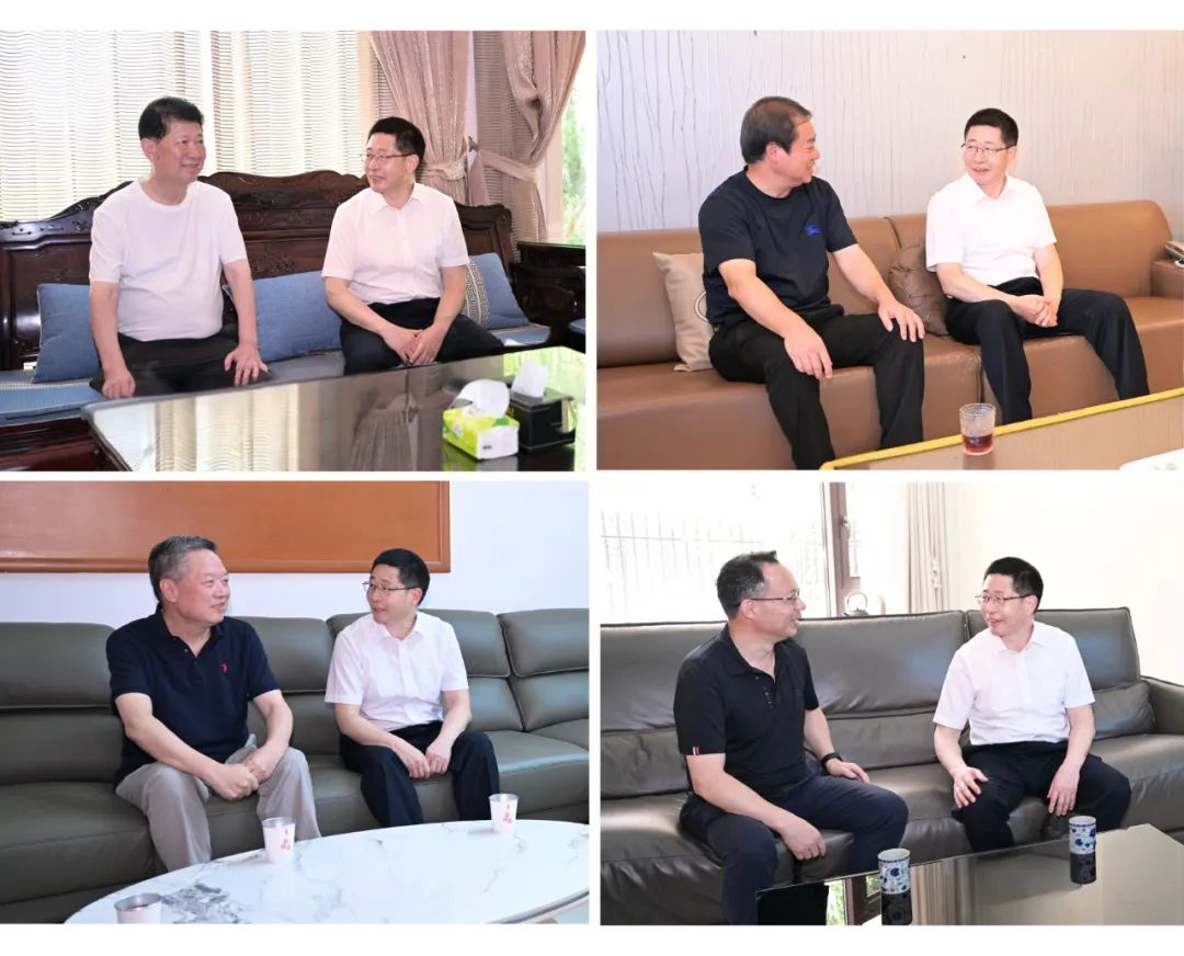 兰文走访慰问离退休老干部