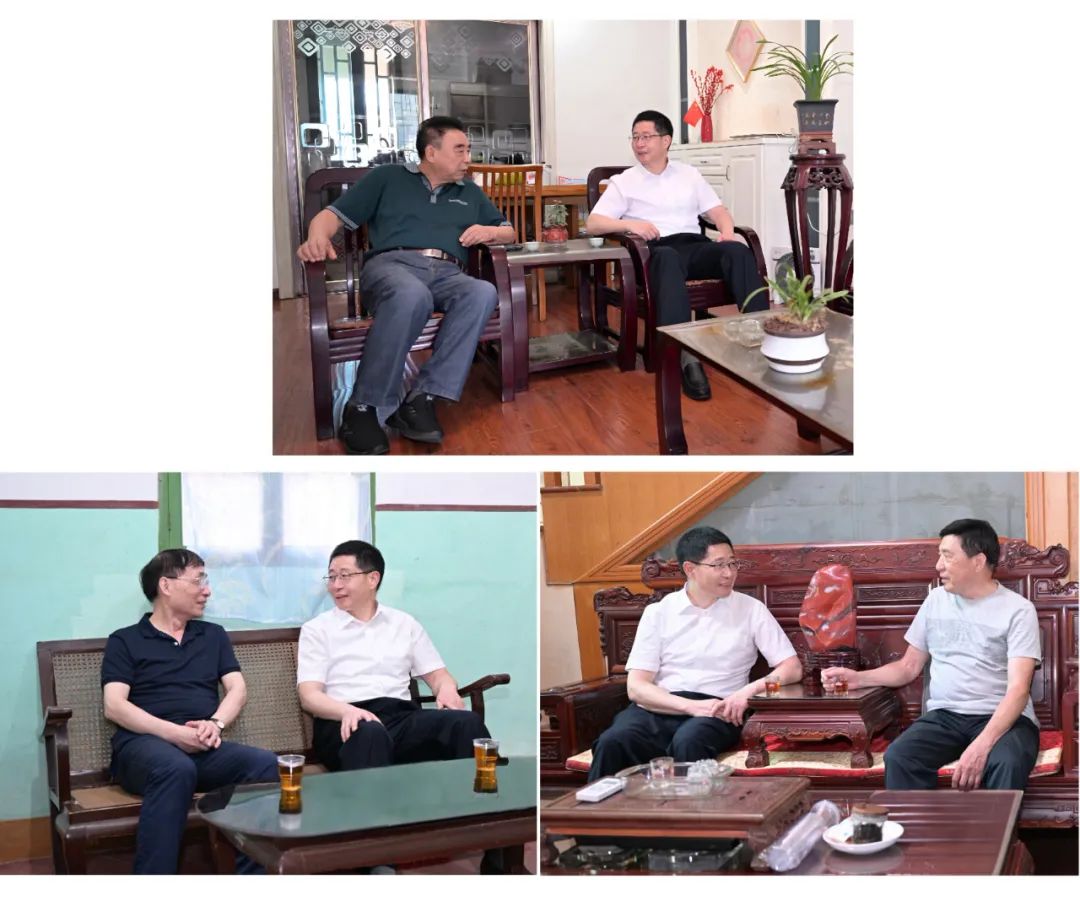 兰文走访慰问离退休老干部