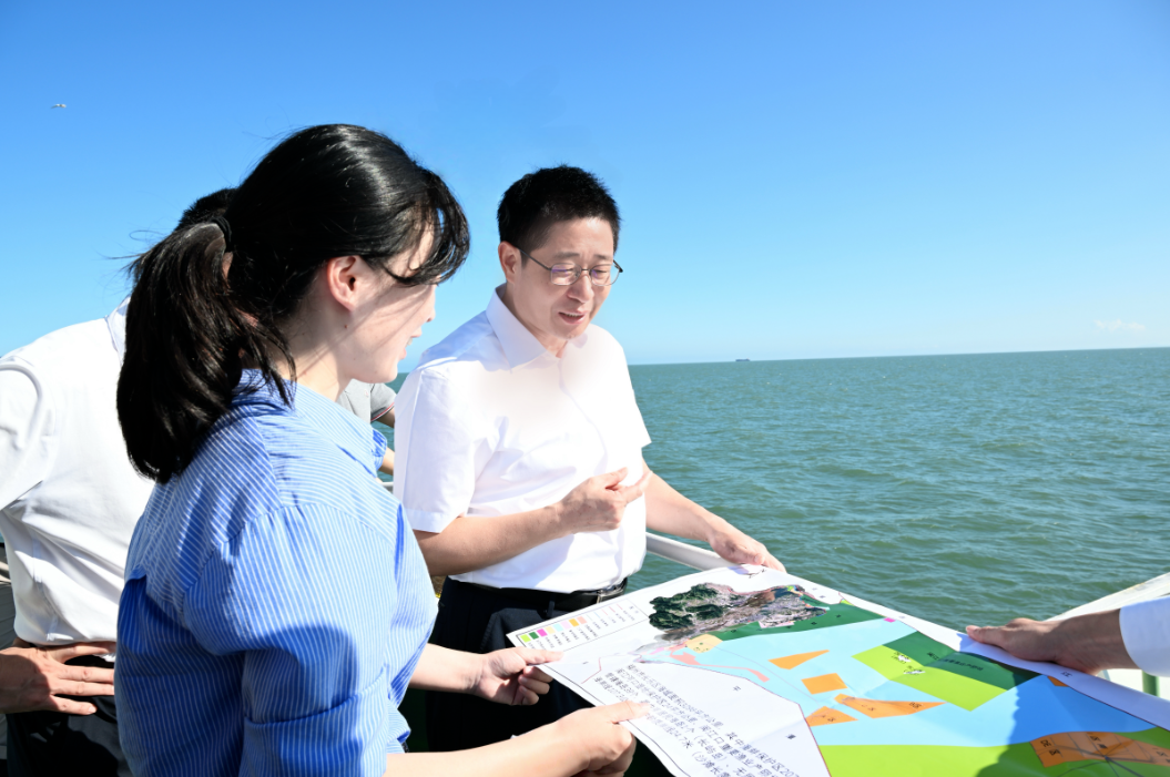 兰文调研“海上长乐”建设