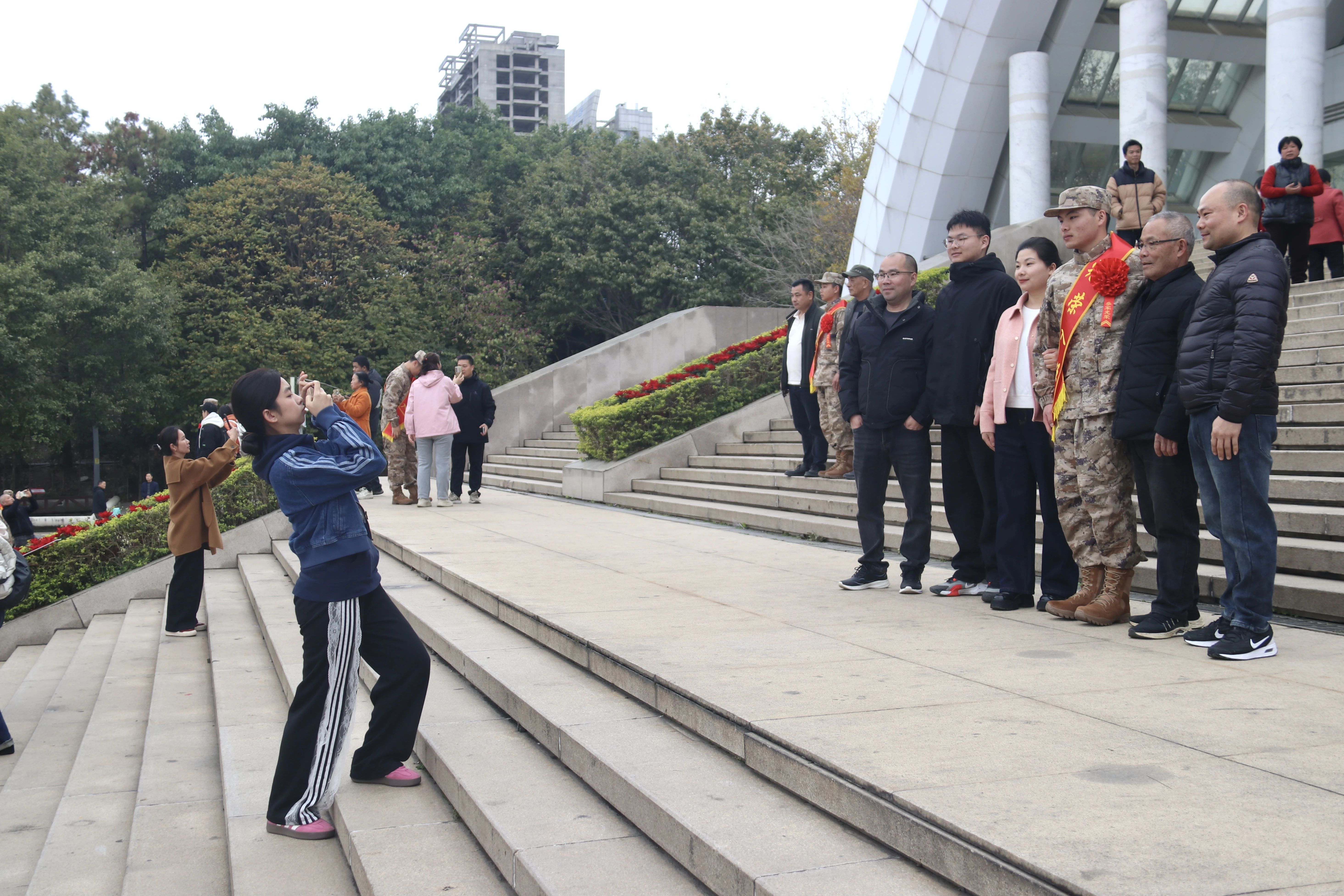 长乐区2026年上半年新兵欢送大会举行