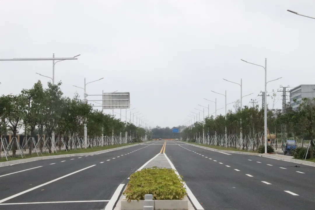 好消息！滨海新城这条道路具备通车条件了！