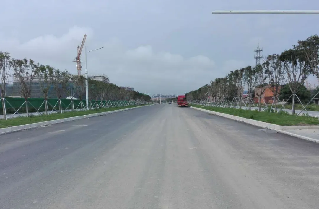 滨海新城两个道路项目进入收尾阶段！