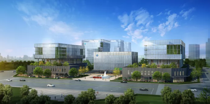 东南大数据产业园研发楼三期B地块全面封顶！