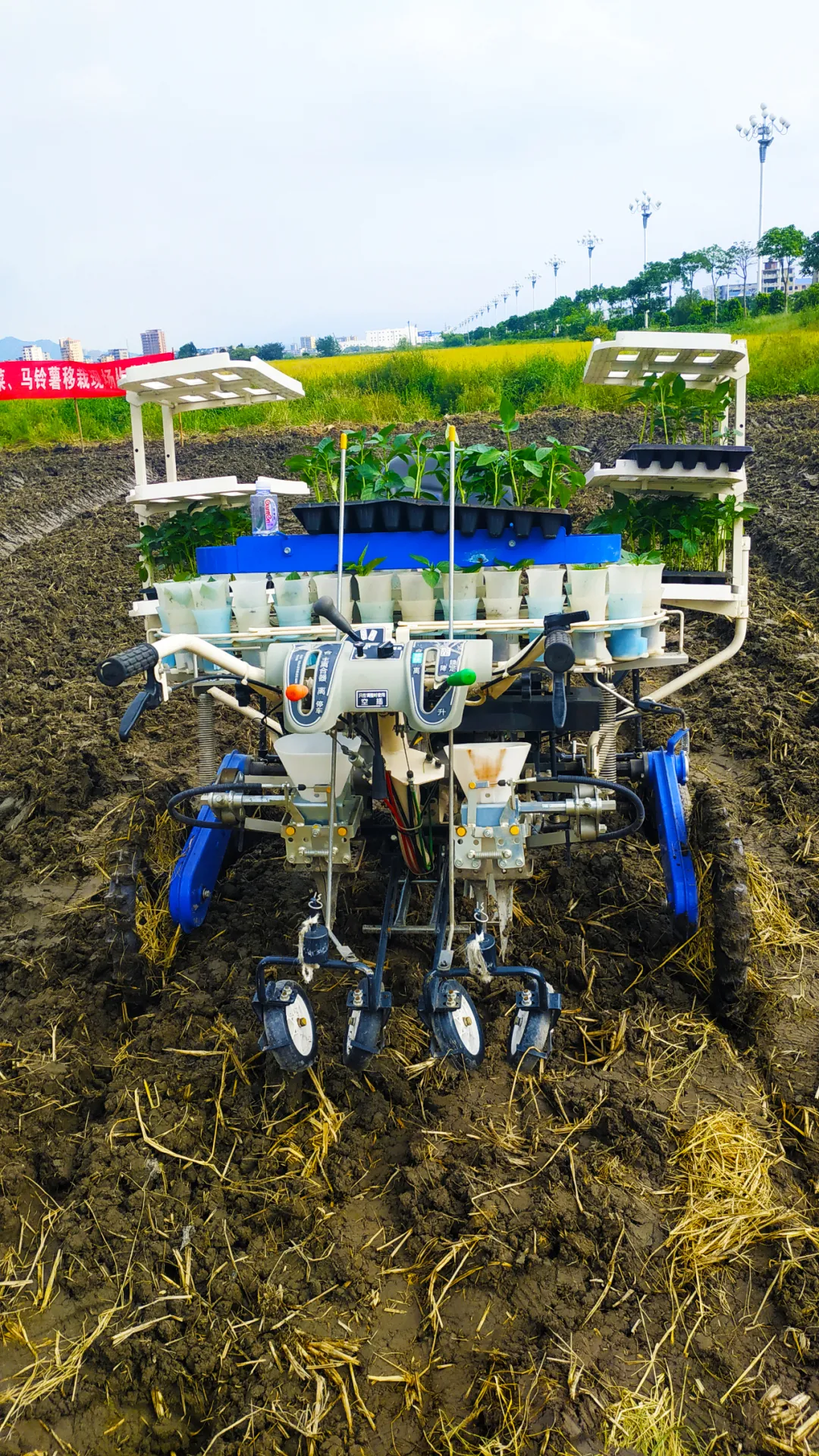 喜迎丰收节！新型农业机械推广到长乐田间地头
