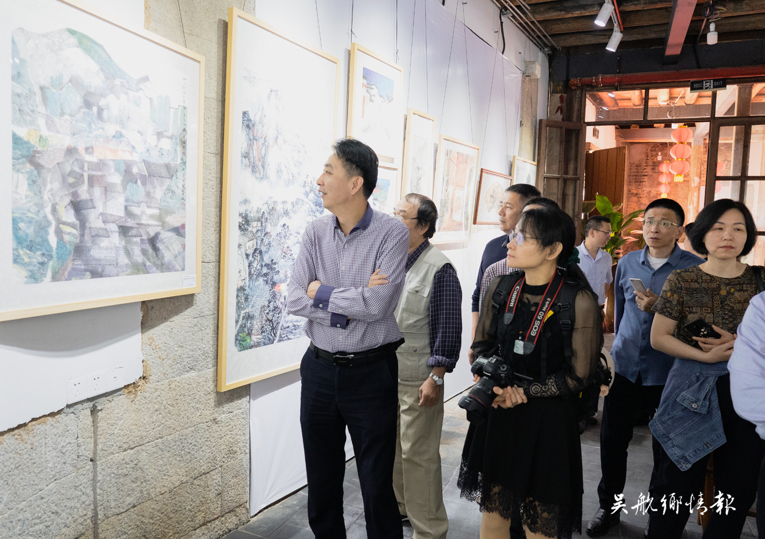 我区举办“海滨邹鲁 和平古韵”美术作品展