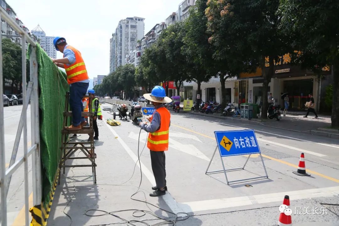 郑和中路道路改造工程已动建，计划十月上旬完工