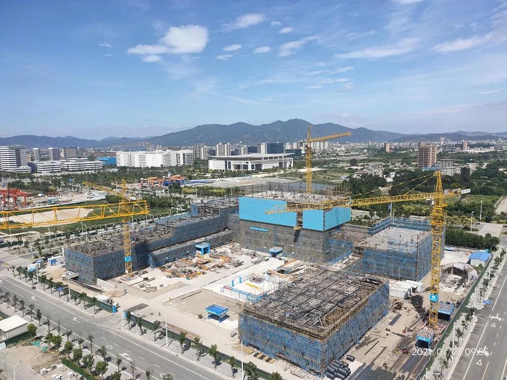福州市疾病预防控制中心项目主体结构完成过半