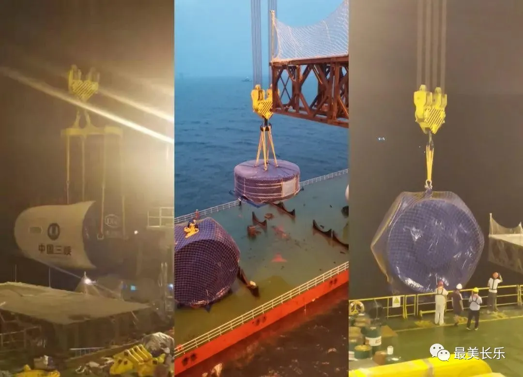 长乐：国内首个外海深水区大机型海上风电成功安装