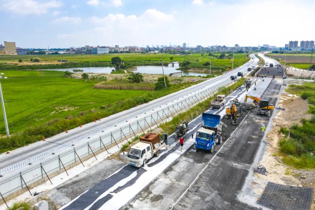 营滨路部分路段计划9月底实现通车