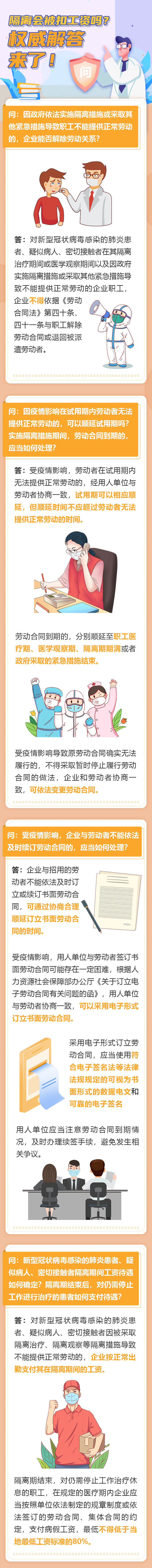 微课堂丨隔离会被扣工资吗？权威解答来了！