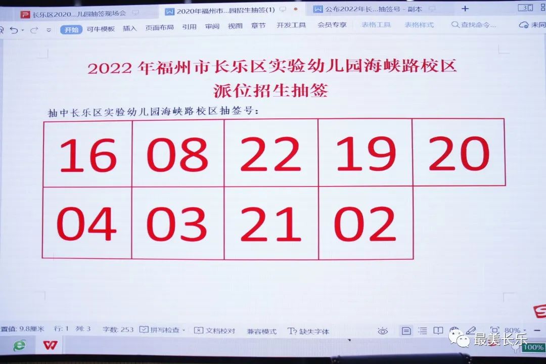 速戳→长乐5所公办幼儿园派位抽签结果公布！