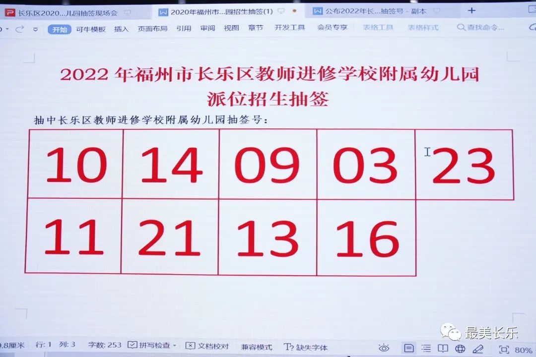速戳→长乐5所公办幼儿园派位抽签结果公布！
