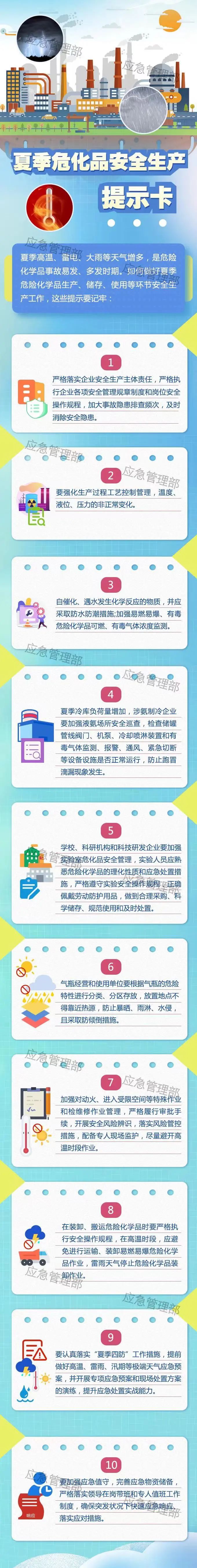 夏季高温来袭，危化品安全生产提示要牢记！