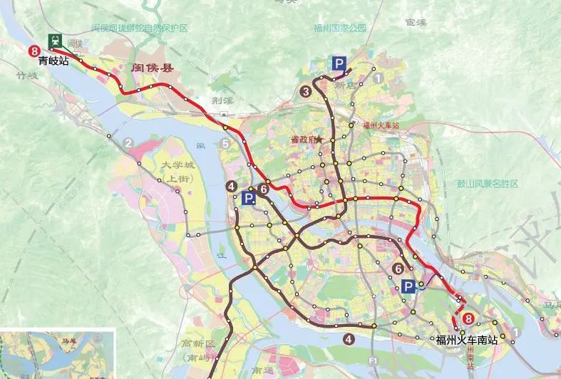 重磅！福州地铁新消息！6号线将西延至……