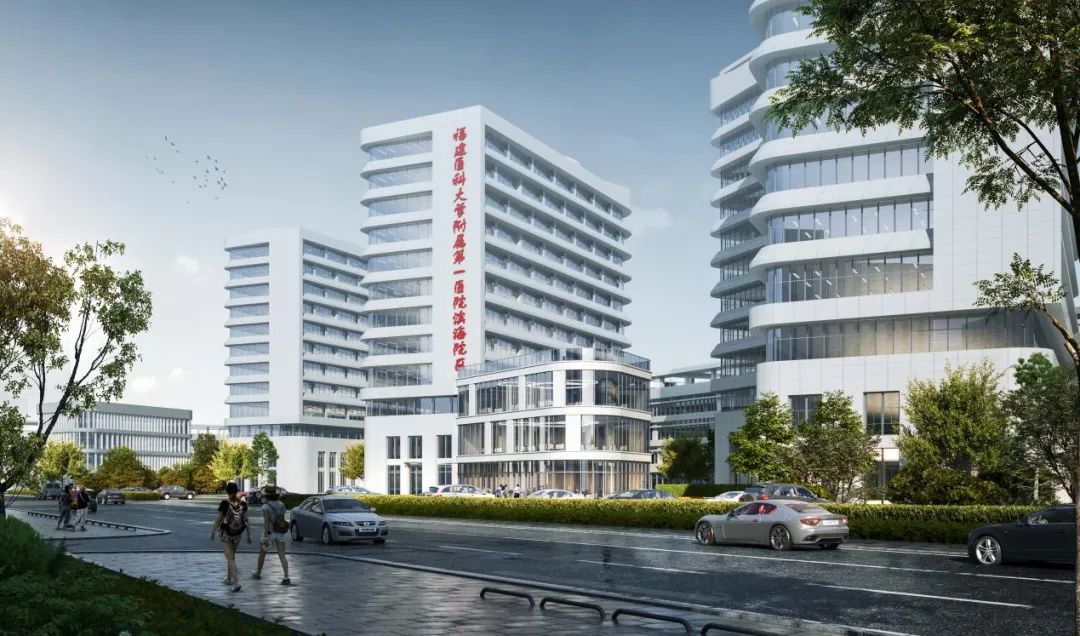 福州滨海新城综合医院（三期）主体结构顺利封顶！