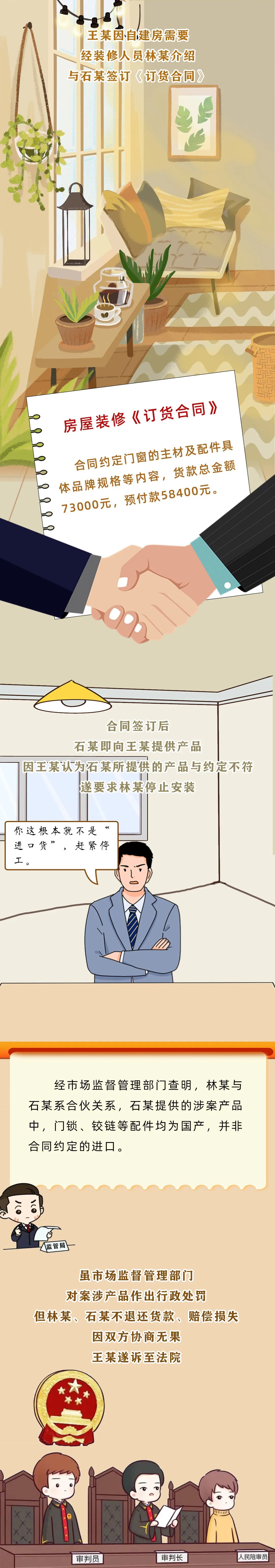 以案说法 | 装修材料“偷梁换柱”！商家被判三倍惩罚性赔偿