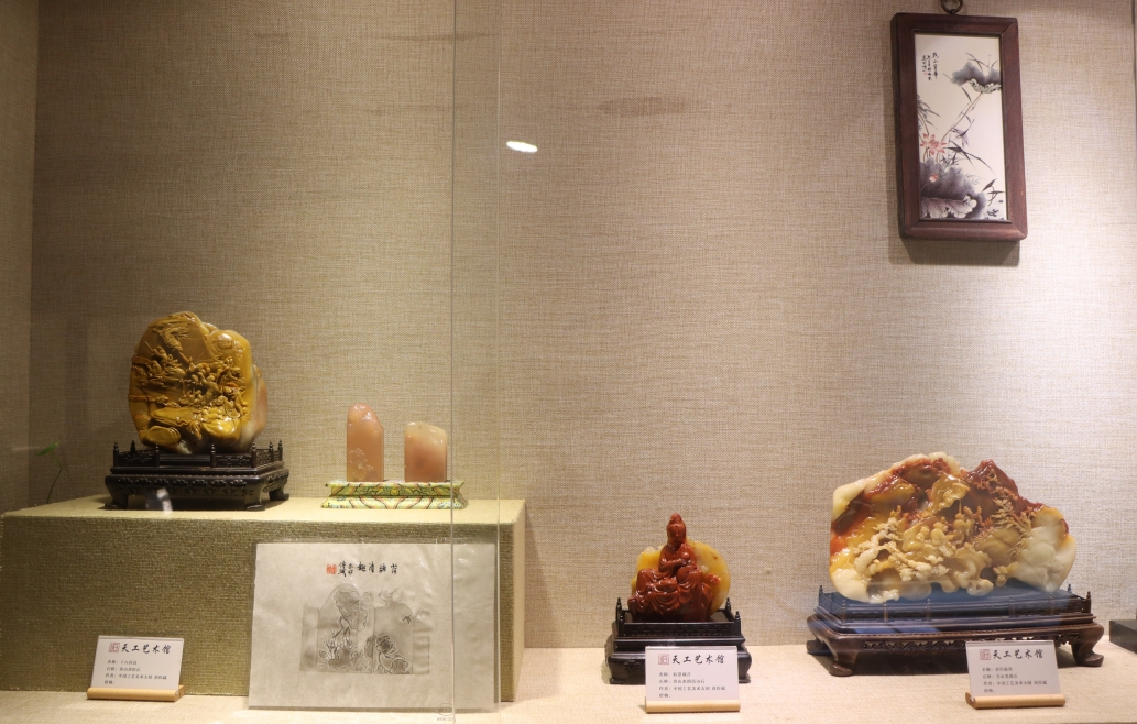 300多件寿山石雕艺术品云集，就在长乐这里......