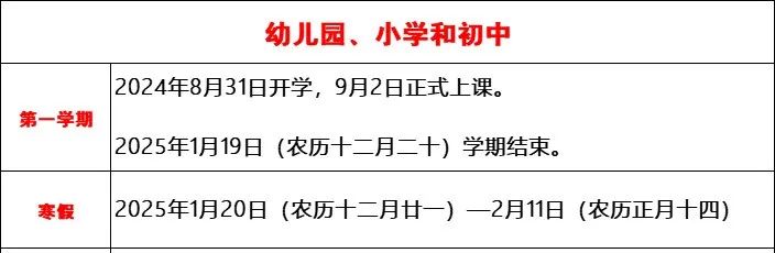 放假通知！福建寒假时间确定了