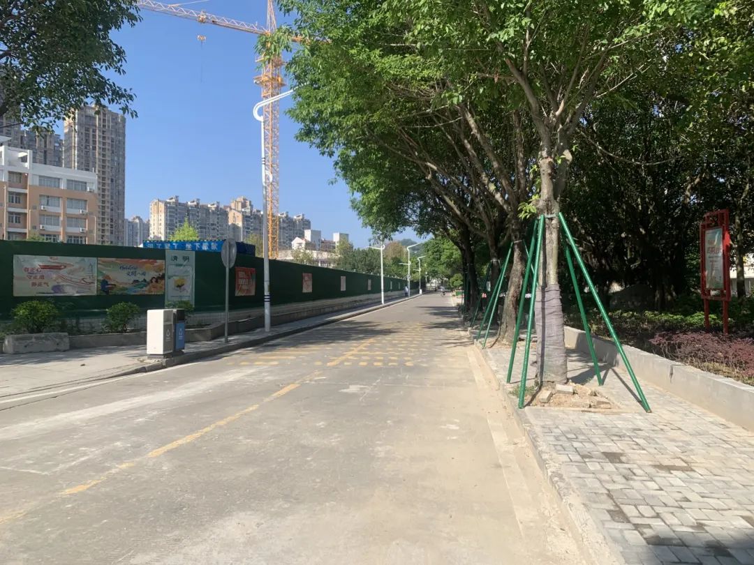 围挡已拆除！恢复通行